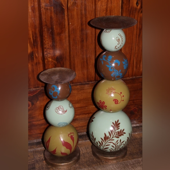 Large Candle Holder Set & decorative Wall Sign - Picture 12 of 16